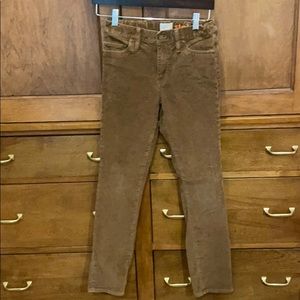 J crew stretch boys cord size 14